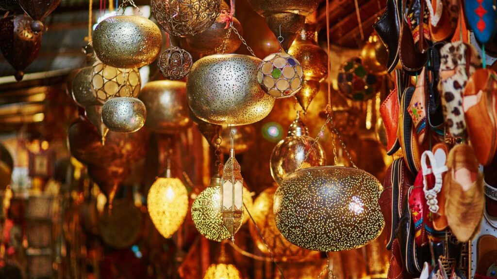 Traditional Moroccan lanterns make a great souvenir