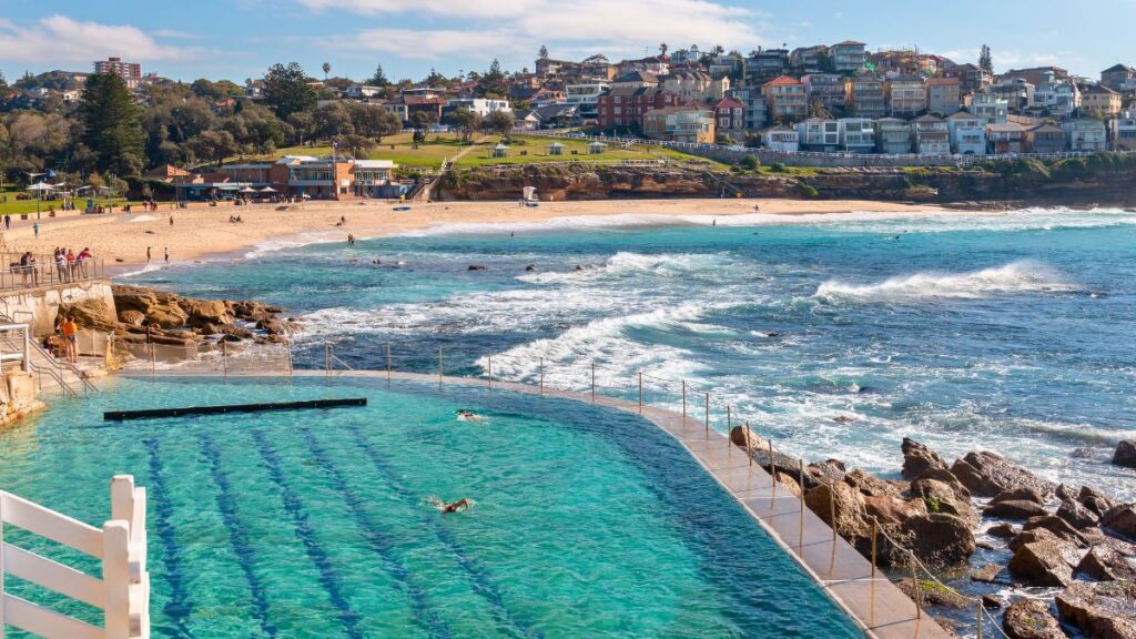 Les Bronte Baths constituent un lieu pittoresque pour les séances de photos.