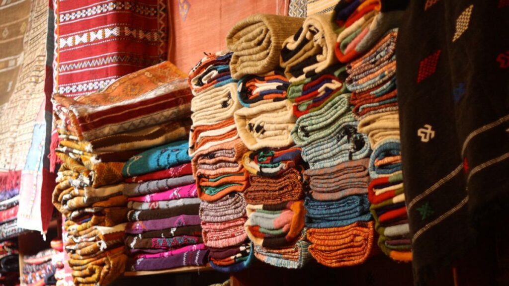 Berber carpet are handwoven