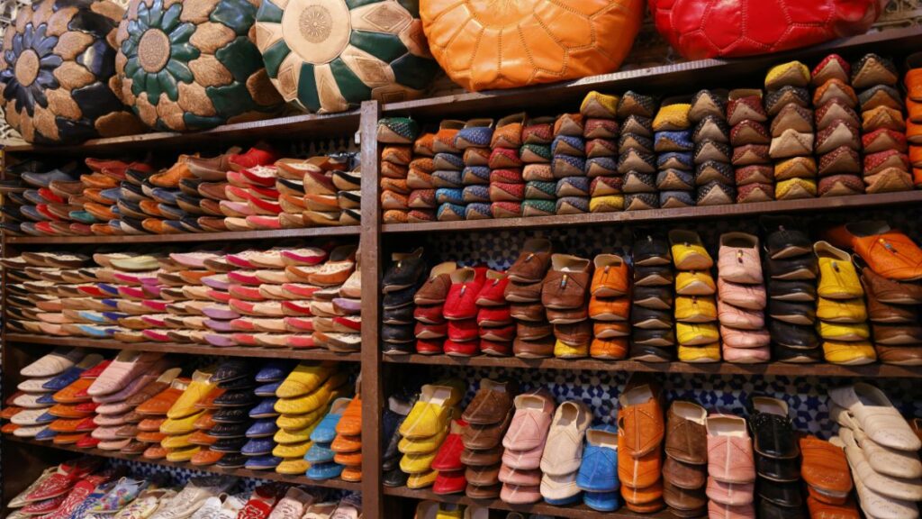 Marrakech and Fez pride themselves in leather making