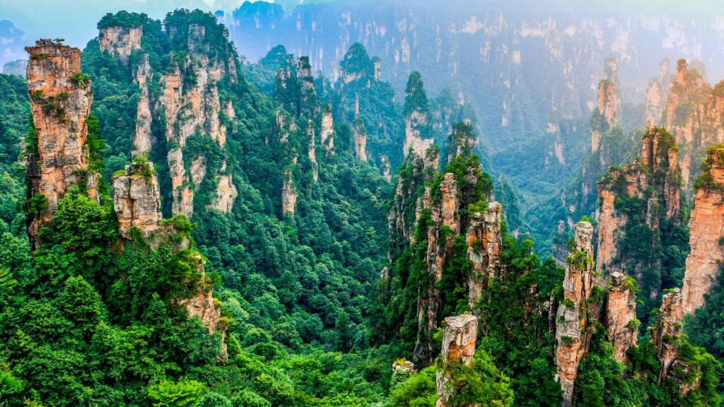 Visit Zhangjiajie National Forest Park, a place which inspired the movie Avatar