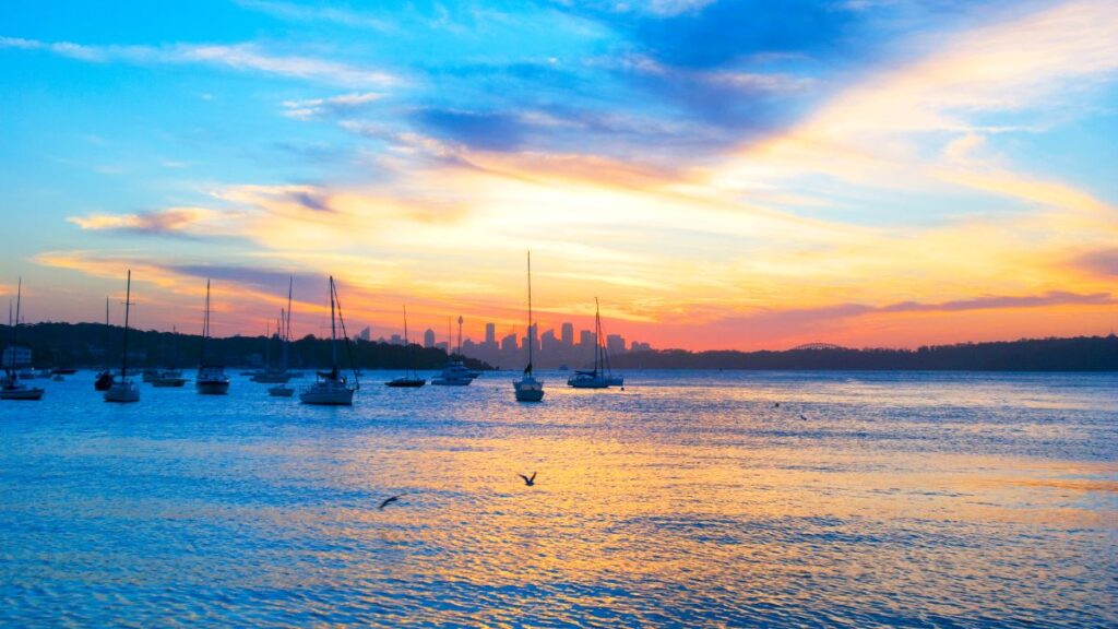 La baie de Watsons est un endroit idéal pour une séance photo à l'heure dorée.