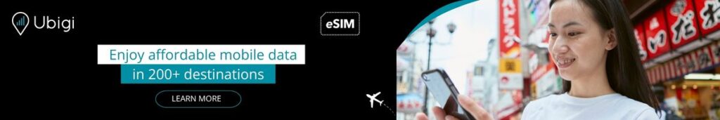 Stay Connected with an Ubigi eSIM data plan for Japan