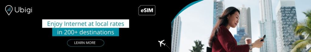 Plan your trip to Singapore with an Ubigi eSIM data plan to get reliable connectivity