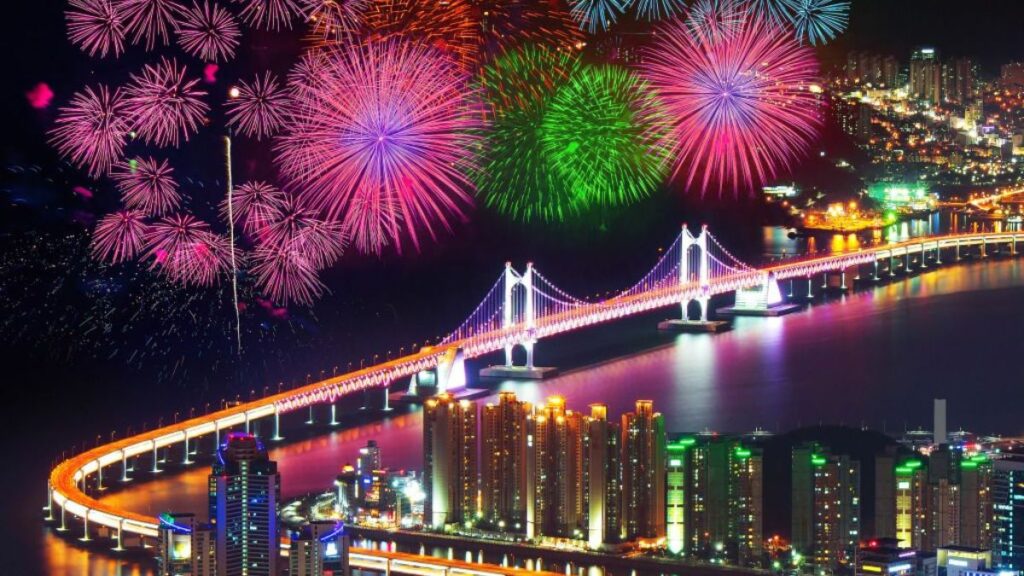 Must-Experience Korea Fall Festivals : Busan's Gwangalli Beach Fireworks