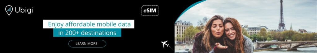 Book your Ubigi eSIM data plan for France
