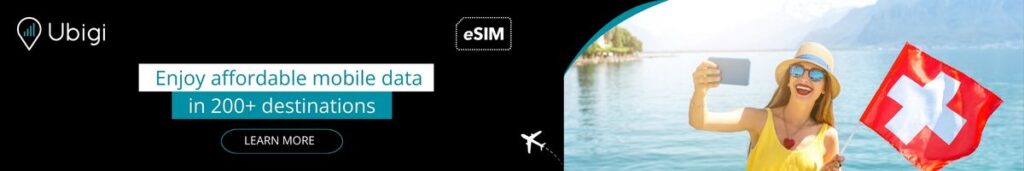 Book your eSIM data plan for Switzerland