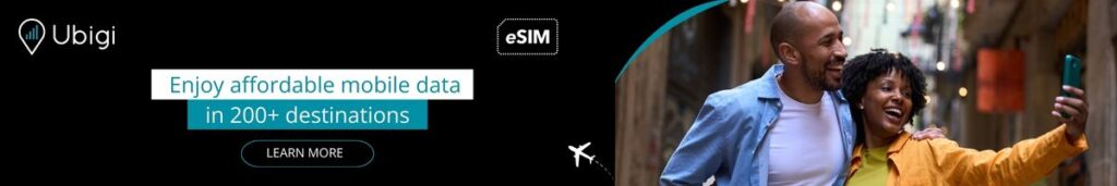 Book an Ubigi eSIM data plan for your trip in France, Spain and all Europe.