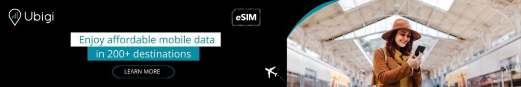 Book an Ubigi eSIM data plan for your trip to Europe and Spain