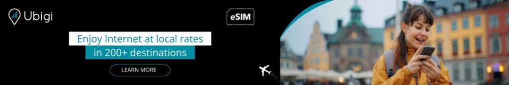 Book your Ubigi eSIM data plan before your trip
