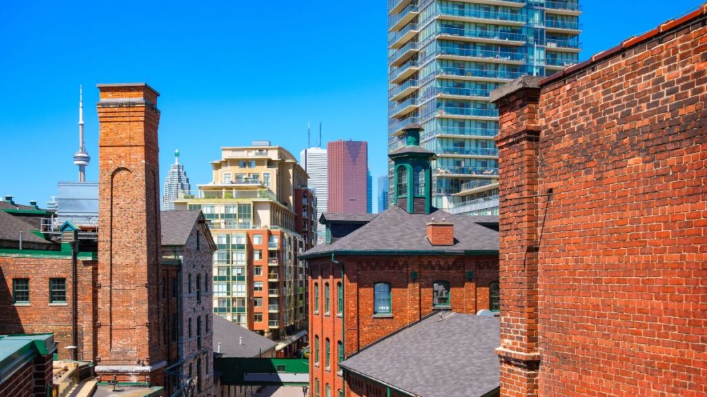 El distrito de las destilerías de Toronto