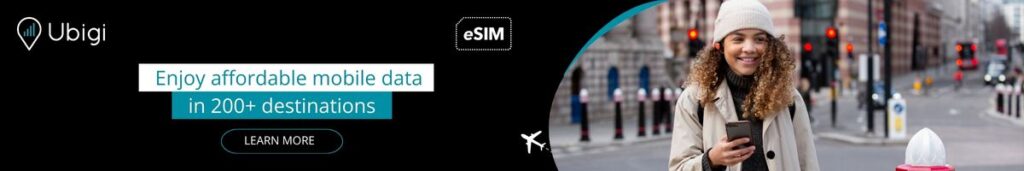 Book your eSIM data plan in Canada with Ubigi