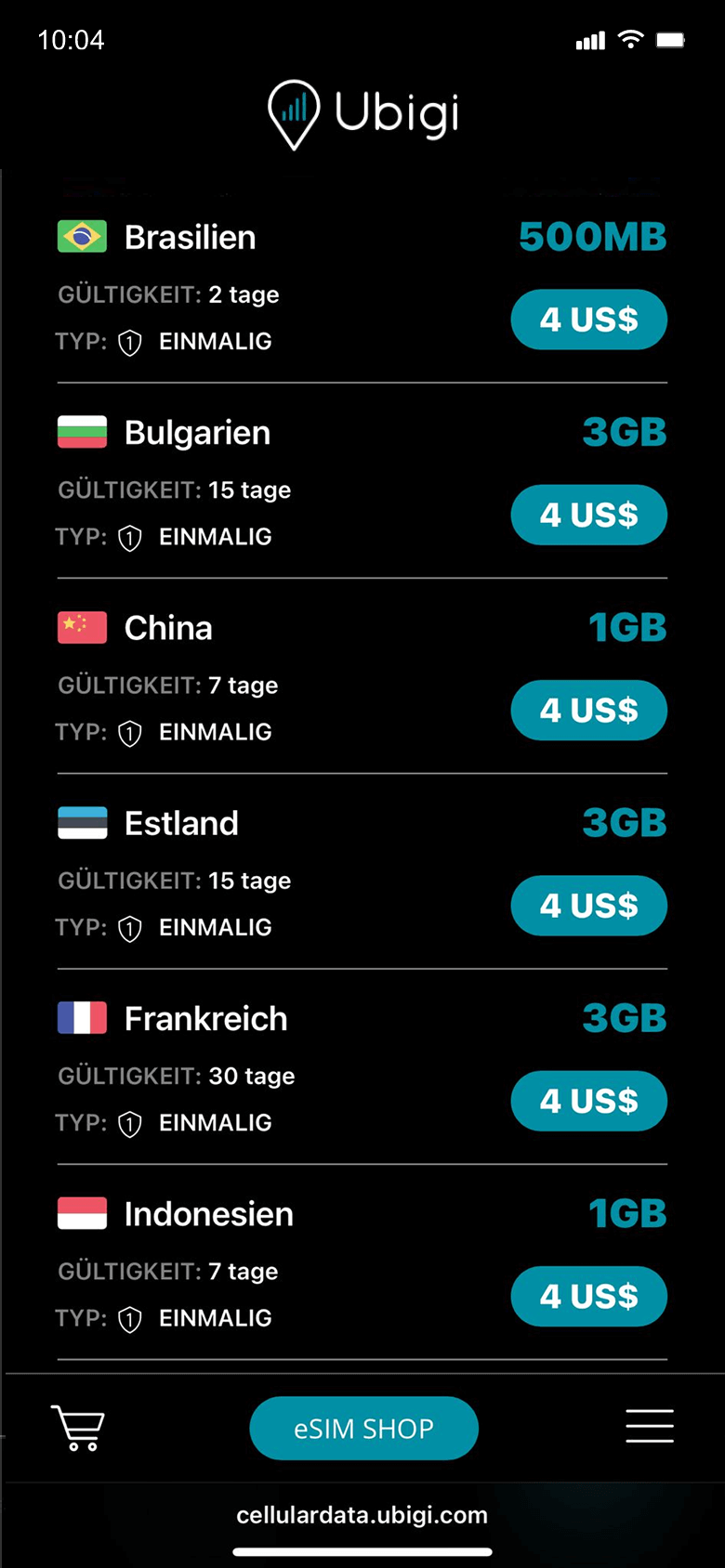 Step 1 - eSIM tutorial