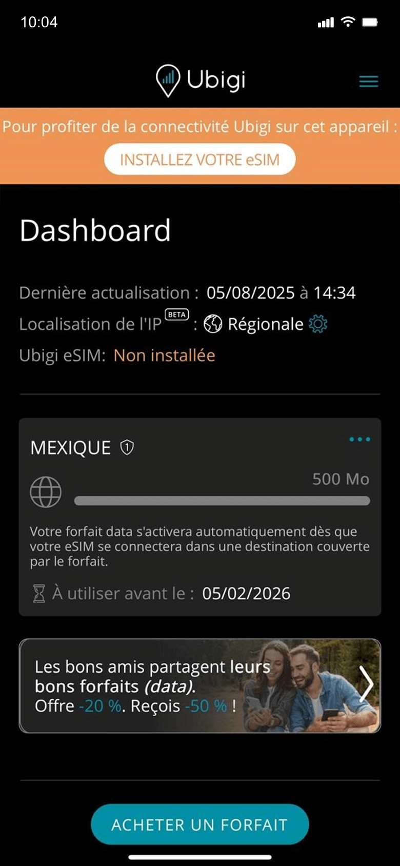 Step 3 - eSIM tutorial