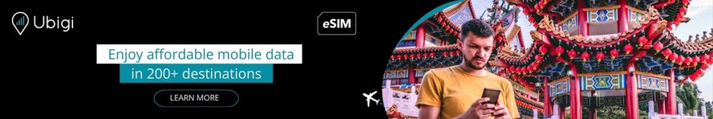 Book your eSIM data plan for Malaysia with Ubigi