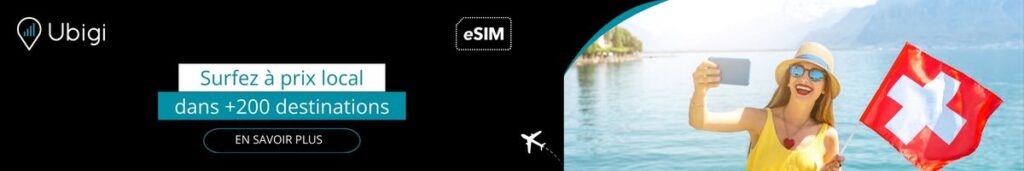 Réservez votre forfait internet eSIM pour la Suisse avec Ubigi