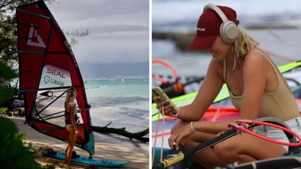 Top Windsurfing Destinations by Coraline Foveau-Travel connectivity with Ubigi eSIM