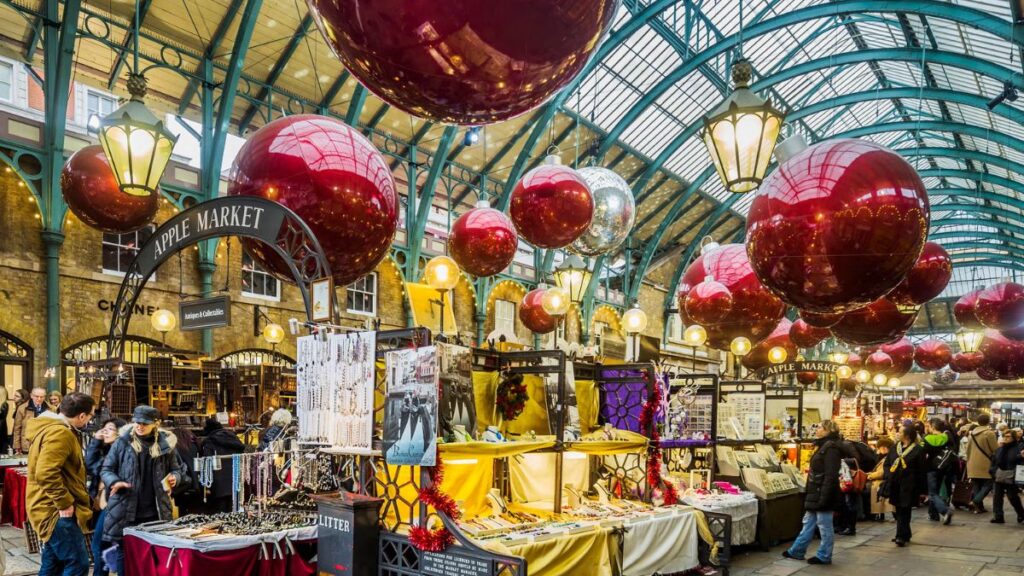 Die besten Weihnachtsmärkte in London - Covent Garden Weihnachtsmarkt