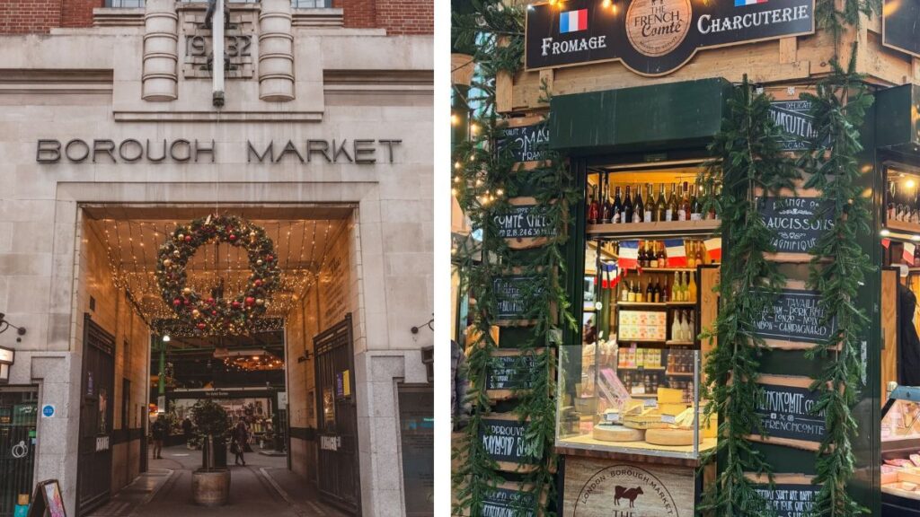 Borough Market Festlicher Jahrmarkt