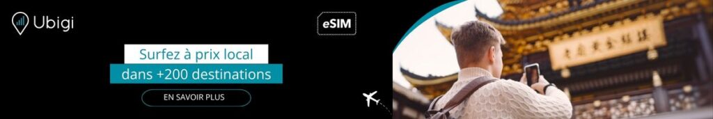 Réservez votre forfait de données ubigi esim pour l'Asie