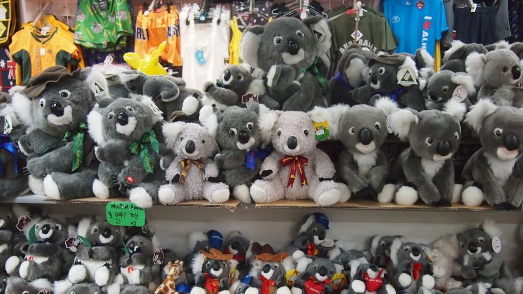 10 souvenirs à rapporter de Sydney - Peluches Koala et Kangourou
