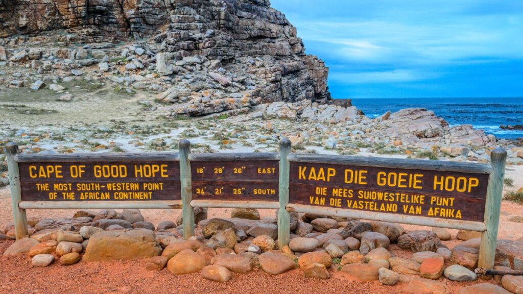 Sites touristiques en Afrique du Sud - Cap de Bonne Espérance