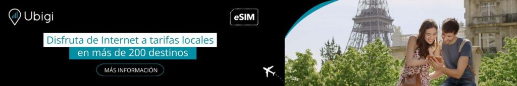 Ubigi esim planes de datos francia