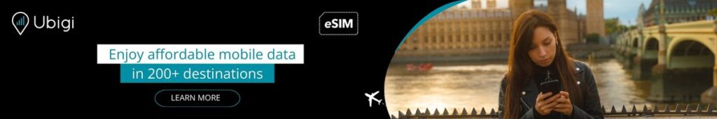 Book your eSIM data plan with Ubigi for London