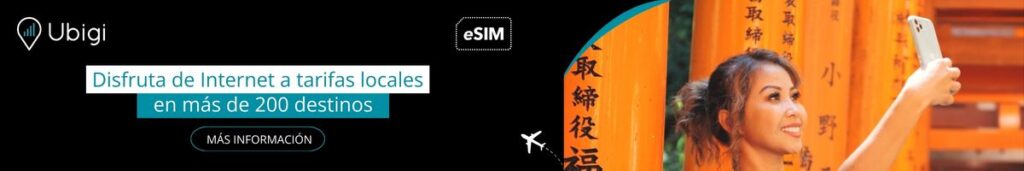 Plan de datos eSIM de Ubigi para tener Internet en Japón