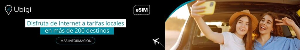 Reserva tu plan de datos eSIM con Ubigi