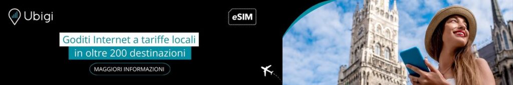 Prenota il tuo piano dati eSIM Ubigi per la Germania