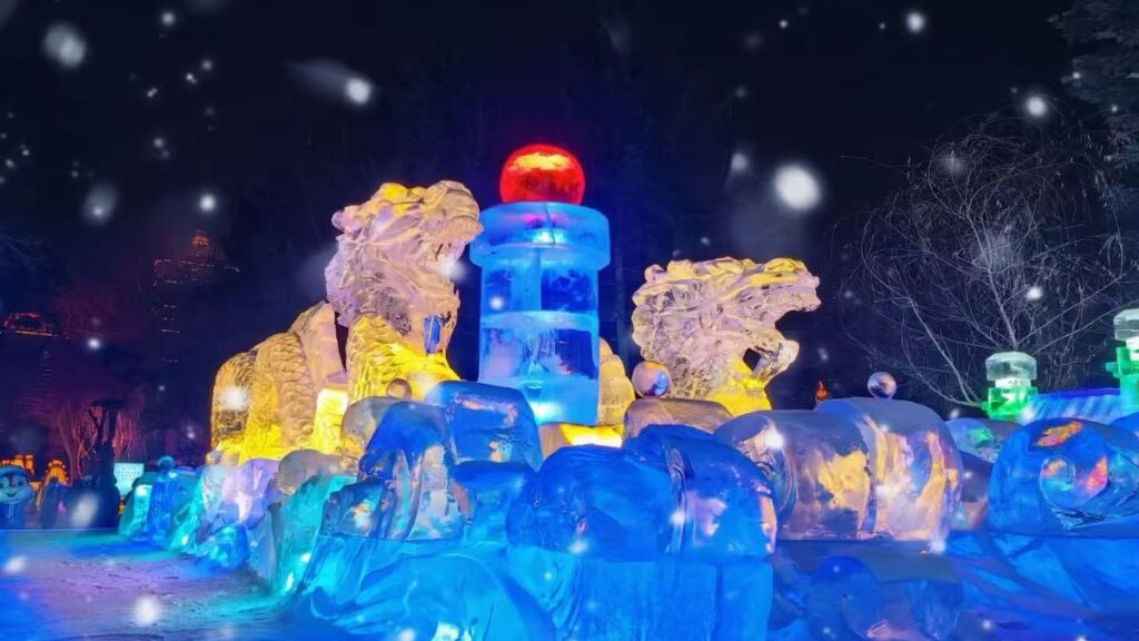 4.3 Jardin des lanternes de glace du parc Zhaolin