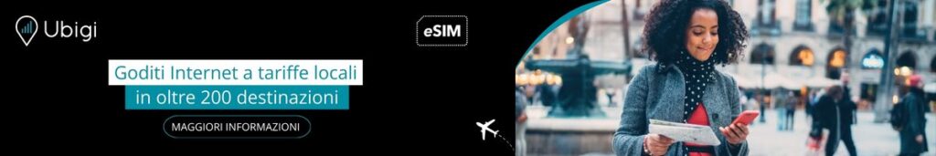 Acquista il tuo piano dati eSIM con Ubigi