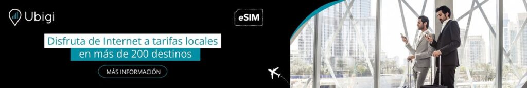 Reserva tu plan de datos eSIM con Ubigi