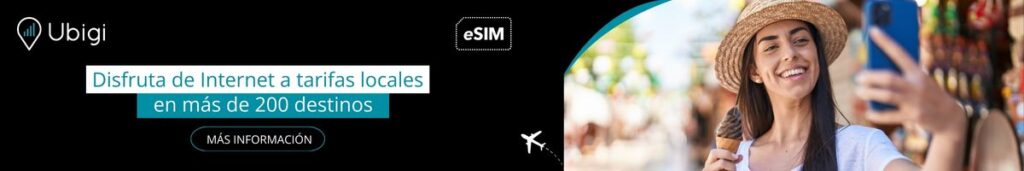 Consigue un plan de datos Ubigi eSIM para tu próximo viaje y disfruta de una conexión a Internet fiable sin gastos de itinerancia.