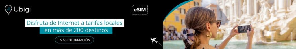 Reserve su paquete Ubigi eSIM para Italia