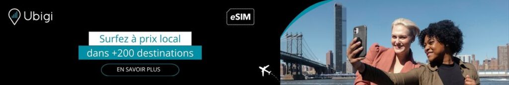 Réservez votre plan de données eSIM aux Etats-Unis avec Ubigi