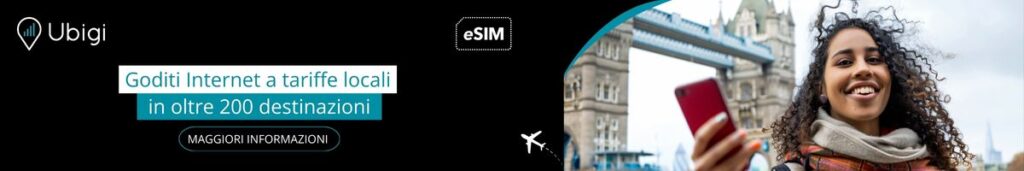 Prenota il tuo pacchetto eSIM con Ubigi per il Regno Unito e Londra