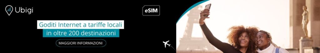 Prenota il tuo pacchetto eSIM con Ubigi in Francia