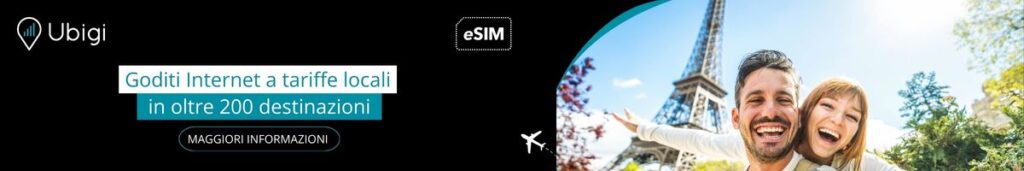 Ottenere Internet in Francia esim piani dati Ubigi