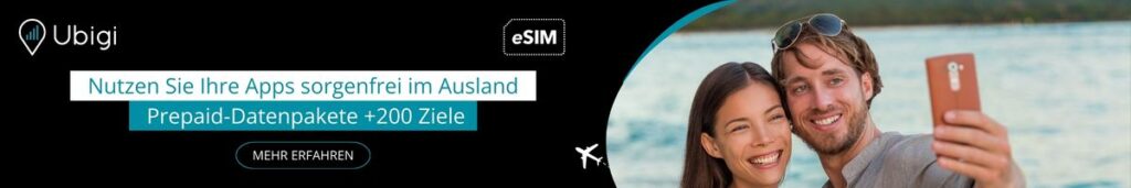 Buchen Sie Ihren Ubigi-Datenplan für die Karibik