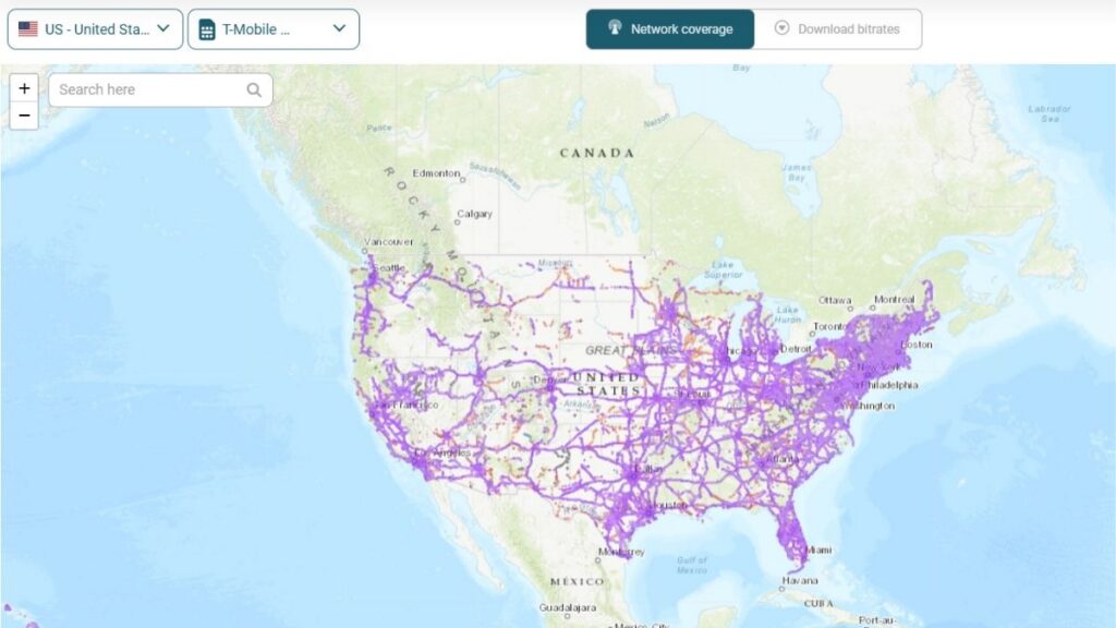 Stay connected throughout the USA with Ubigi eSIM data plans
