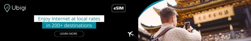 Stay connected throughout China with Ubigi eSIM data plans