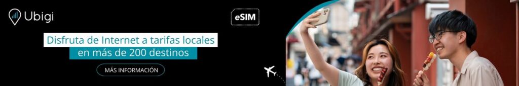 Plan de datos eSIM de Ubigi para acceder a Internet en Japón