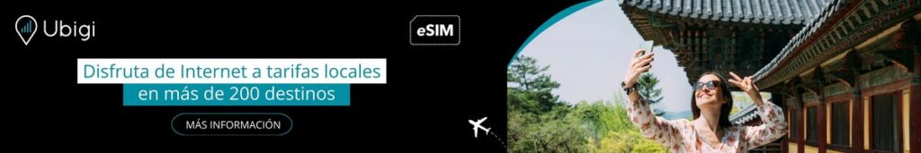 Planes de datos Ubigi esim Corea del Sur