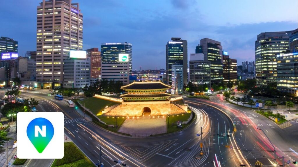 10 aplicaciones imprescindibles para viajar a Corea del Sur - Naver Map