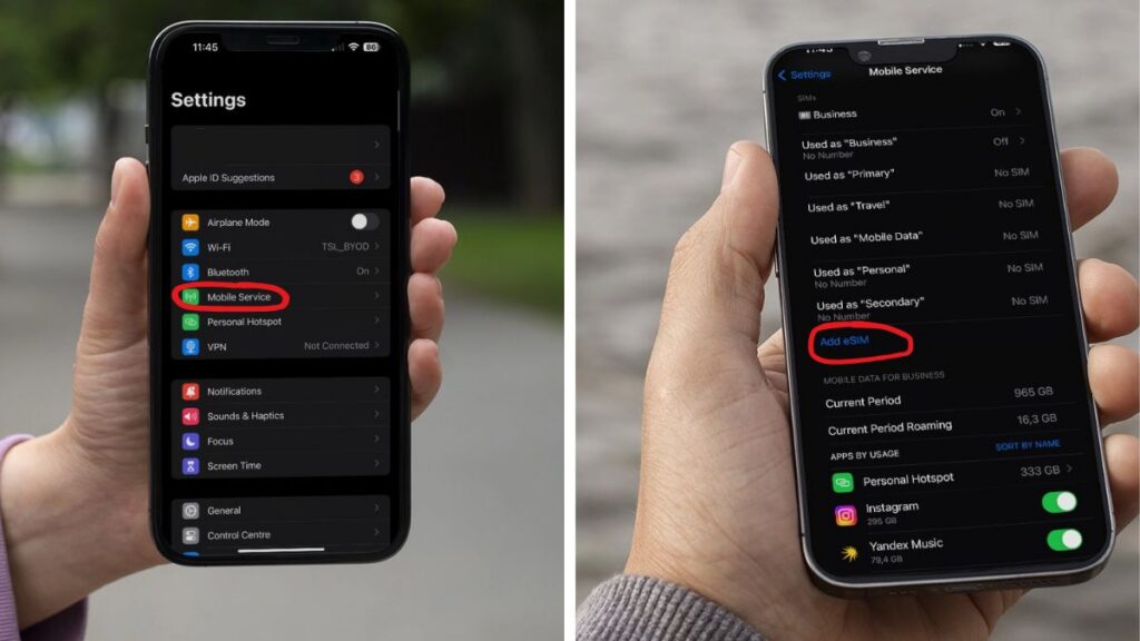 Find out how to install and activate your eSIM