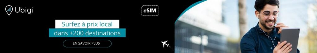 Restez connecté dans plus de 200 destinations avec Ubigi eSIM