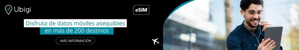 Mantente conectado en más de 200 destinos con Ubigi eSIM