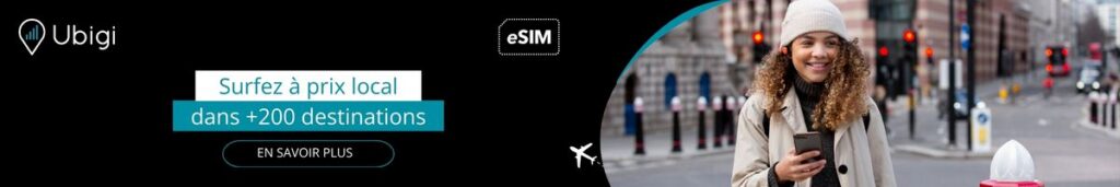 Préparez vos voyages à l'étranger avec les forfaits Ubigi eSIM